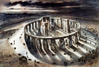 Stonehenge 1000 a.C., c1960s da Alan Ernest Sorrell