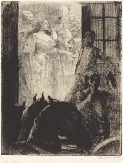 Trionfo sociale (Le Triomphe mondain) da Albert Besnard