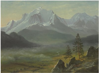 Monte Bianco da Albert Bierstadt