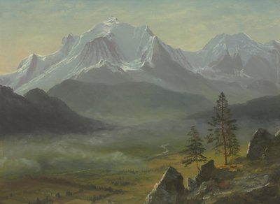 Monte Bianco da Albert Bierstadt