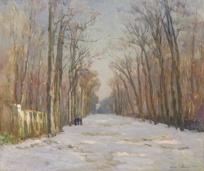 Scena invernale, 1891 da Albert Charles Lebourg