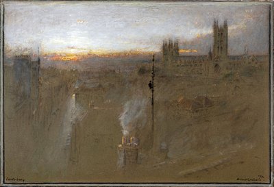 Canterbury 1921 da Albert Goodwin