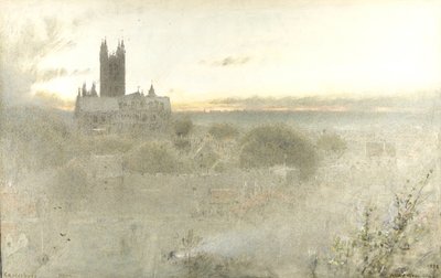 Alba a Canterbury da Albert Goodwin