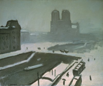 Notre Dame in inverno da Albert Marquet