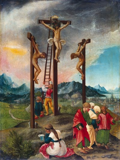 Cristo sulla croce tra i ladroni da Albrecht Altdorfer