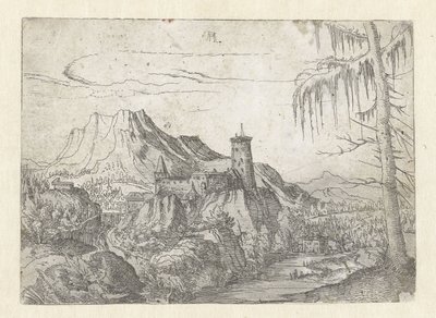 Paesaggio con grande castello da Albrecht Altdorfer