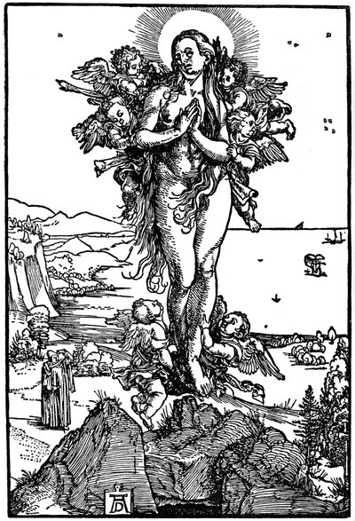 Ascensione di Maria Maddalena, 1507-1510 da Albrecht Dürer