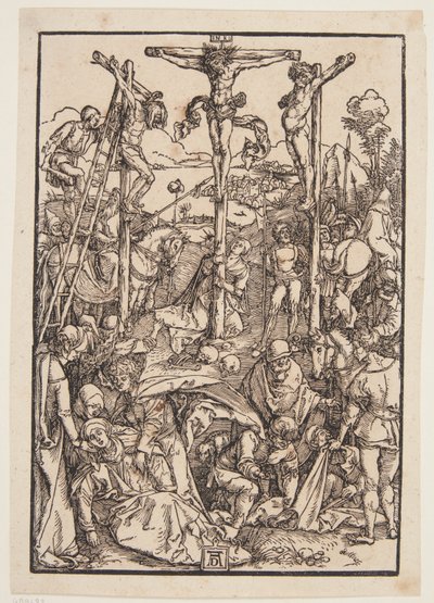 Calvario (modesta xilografia) da Albrecht Dürer