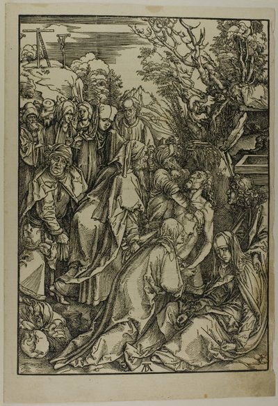 Deposizione di Cristo, dalla Grande Passione da Albrecht Dürer