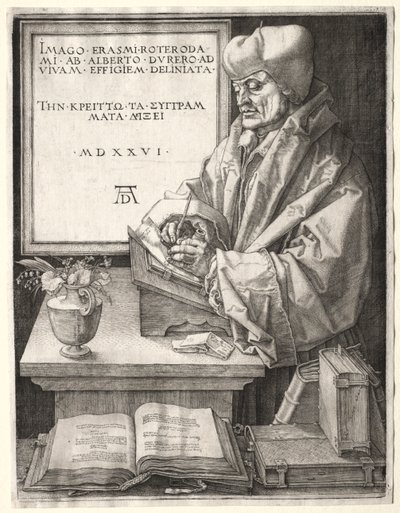 Desiderius Erasmus di Rotterdam da Albrecht Dürer