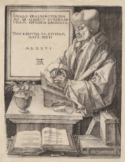 Erasmo da Rotterdam da Albrecht Dürer