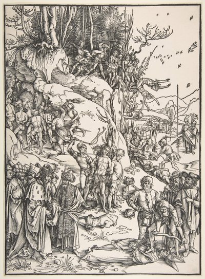 Martirio dei Diecimila da Albrecht Dürer