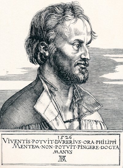 Philipp Melanchthon, 1526 1906 da Albrecht Dürer