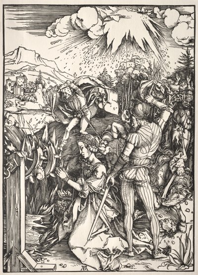 Il martirio di Santa Caterina da Albrecht Dürer