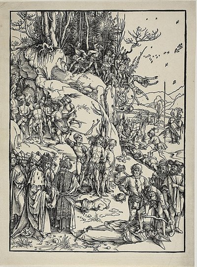 Il martirio dei diecimila da Albrecht Dürer