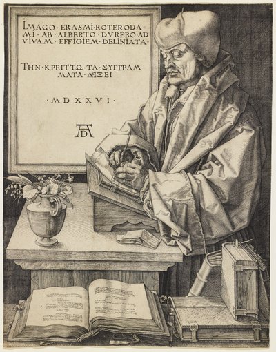 Erasmo da Rotterdam da Albrecht Dürer