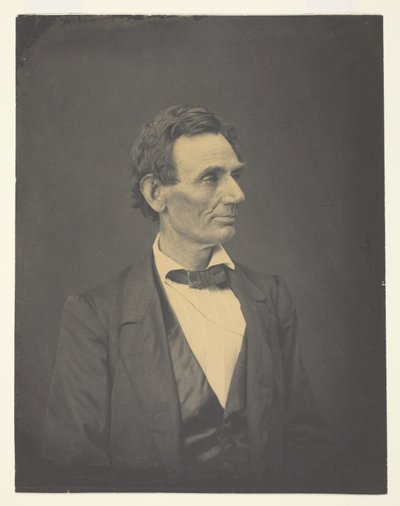 Abraham Lincoln, Springfield, Illinois da Alexander Hesler