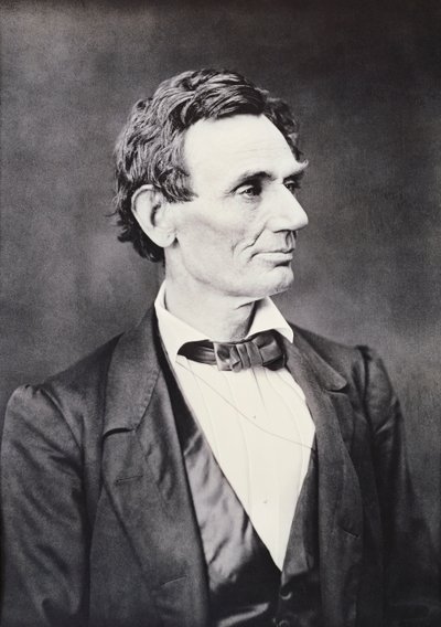 Abraham Lincoln, c.1860 da Alexander Hesler