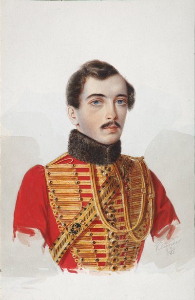 Ritratto di N.V. Novoskoltsev, 1839 da Alexander Ivanovich Klünder