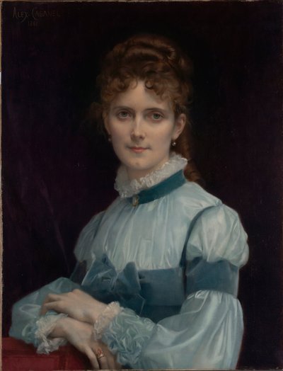 Ritratto di Miss Fanny Clapp da Alexandre Cabanel