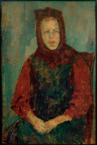 Contadina con cuffia da Alexej von Jawlensky