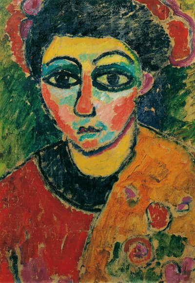 Ritratto di una signora da Alexej von Jawlensky