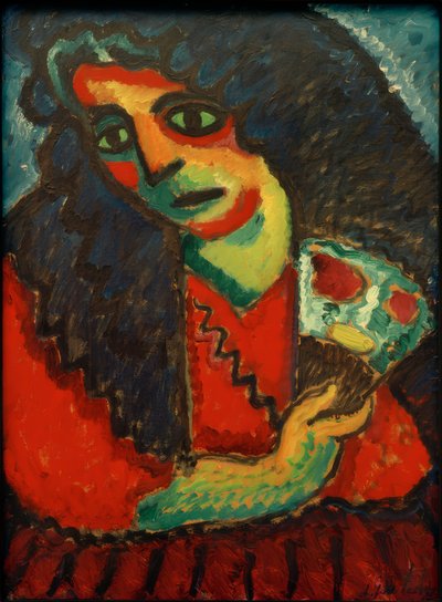 Donna con ventaglio da Alexej von Jawlensky