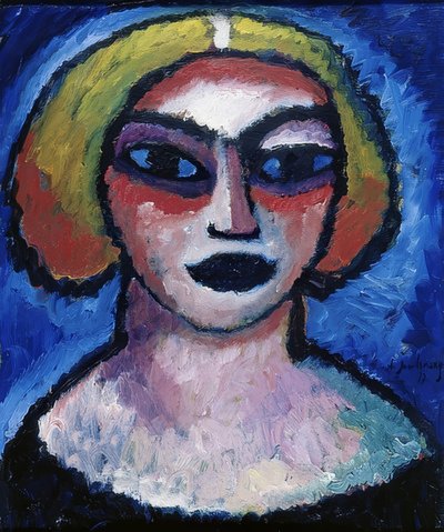 Testa di donna da Alexej von Jawlensky