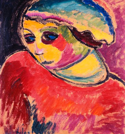 Grüne Haube da Alexej von Jawlensky