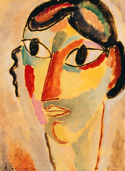 Ragazza italiana da Alexej von Jawlensky