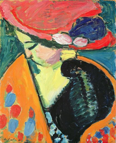 Testa Abbassata, 1909 da Alexej von Jawlensky