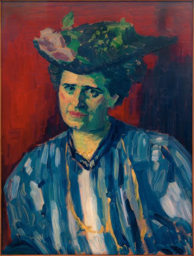 Ritratto di Hedwig Kubin da Alexej von Jawlensky