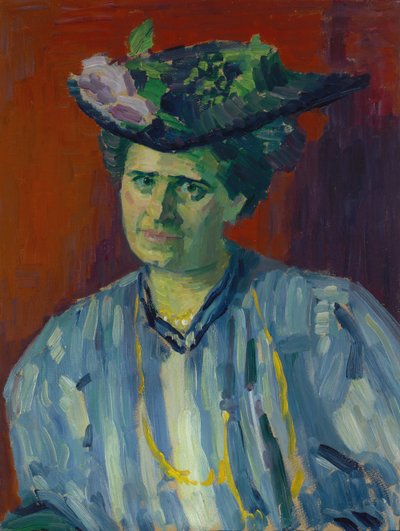 Ritratto di Hedwig Kubin da Alexej von Jawlensky