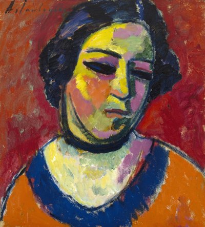 Ritratto di una donna da Alexej von Jawlensky