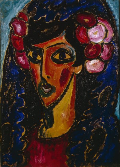 La mantiglia blu da Alexej von Jawlensky