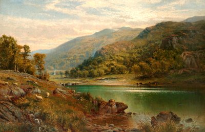 Llyn Mymbyr, Capel Curig, 1882 da Alfred Augustus Glendening