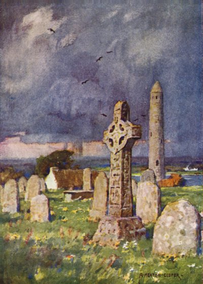 Clonmacnoise, Contea di Roscommon da Alfred Heaton Cooper