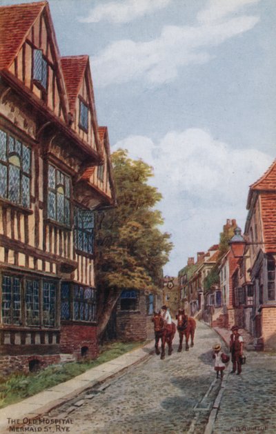 Il vecchio ospedale, Mermaid St, Rye da Alfred Robert Quinton