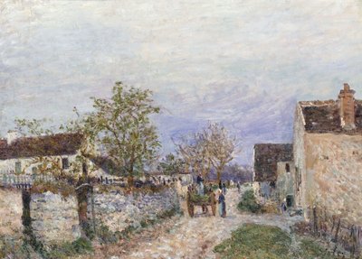 Rue a Veneux da Alfred Sisley