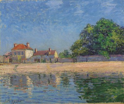 Le Sponde del Loing, Saint-Mammes da Alfred Sisley