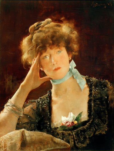 Sarah Bernhardt da Alfred Emile Stevens