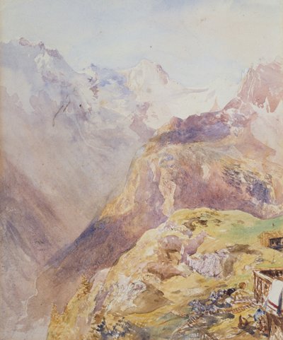 Valle di Lauterbrunnen da Murren da Alfred William Hunt