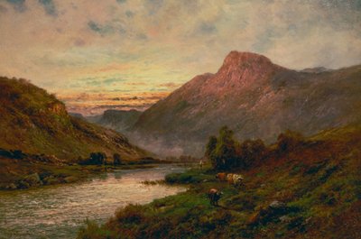 Il Tay al tramonto, Dunkeld da Alfred de Breanski