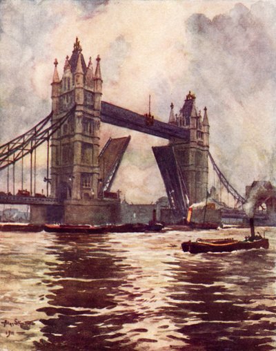 Il Tower Bridge da Allan (after) Stewart