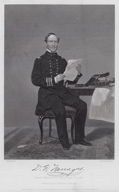 David Glascoe Farragut da Alonzo (after) Chappel