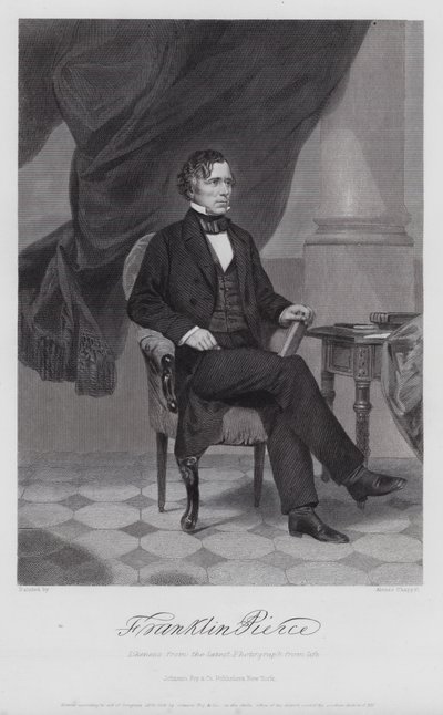 Franklin Pierce (incisione) da Alonzo (after) Chappel