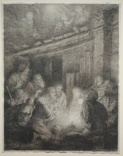 Adorazione dei pastori da Alphonse Legros