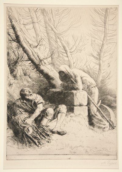 La morte e il taglialegna da Alphonse Legros