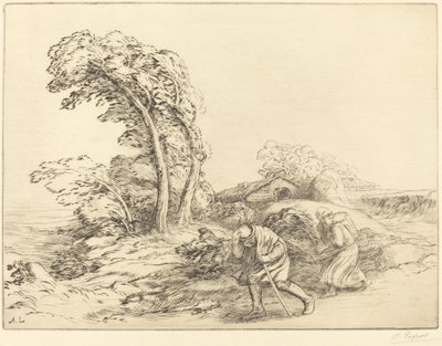 Raffica di Vento (Un coup de vent) da Alphonse Legros