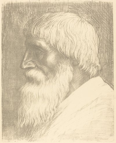 Testa di un uomo da Alphonse Legros